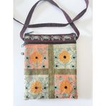 Toni Passport Five Zipper Black‎ Suede Embroidered Crossbody Bag Boho Photo 2