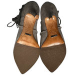 Schutz Women’s 8.5 Mouse Light Gray Fadhila Suede Tassel Wrap Heels Bootie Boots Photo 8