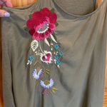 Anthropologie Akemi Kin Needlepoint tank S Photo 5