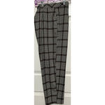 Topshop  Women's‎ Black White Plum Dress High Rise Trousers/Pants Size 12 Photo 2
