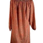 Michael Kors Silk Scarf Print Shift Dress Baroque Casual Luxe Brunch small Photo 3