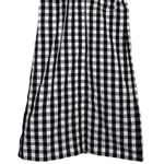 J.Crew  Classic Casual Checkered Short Sleeve Shirt Mini Dress XS Black White Photo 3
