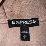 EXPRESS  Blush Pink Short Balloon Sleeve Tulle Trim‎ Stretch Top NWOT $37 Small Photo 6