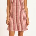 C&C California  striped open knit mini dress Photo 0
