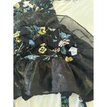 NWT byTiMo Floral Bubble Wrap Dres Size M Black Size M Photo 5