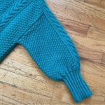 Quills Woollen Market Sweater Size Large Green Photo 5