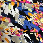 Dana Buchman  Abstract Colorful Ruched Midi Sundress Photo 7