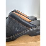 Born Mount II Black Leather Platform Clogs Size 9 Comfort Slip Photo 12