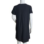 James Perse Dress Womens Large Black T-Shirt Jersey Knit Neutral Minimalist Photo 2