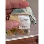 Nina Leonard NWT  Floral Short Sleeve VNeck Ruffled Collar Blouse Medium Photo 4