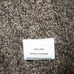 Eileen Fisher  Womens Petites SP Tan Marled Tunic V-neck Sweater 100% LINEN Photo 2