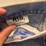 Vintage high waisted Denim Skirt bow detail Blue Size 4 Photo 4