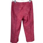 Sharagano  Red Cuffed Capri Pants Size 4 Photo 4