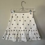 A loves A White Floral Embroidered Mini Skirt Women’s Size 0 Photo 2