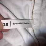 PacSun 90's baggy cargo jeans size 28 ivory womens Photo 8