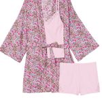 Victoria's Secret 
Lightweight Cotton Three-Piece Robe Set
Size L Photo 1