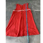 Bailey blue Red/Orange Sleeveless Zippered Neck Skater Womens Dress L(runs small) Photo 7