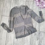 Marc by Marc Jacobs  gray striped cardigan sz M Photo 2