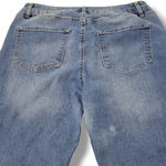 D. Jeans Size 8 W32"xL16.5" Capri Jeans Capris Capri Pants Stretch Blue Denim Pants Women's Photo 4