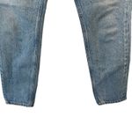 Moussy Vintage Glen Boy Straight High Waisted Barrel Jeans Size 26 Minimalist Blue Photo 10