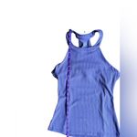 Alo Yoga Insight Ribbed Tank Top Mauve Woodrose Built in Soft Bra Size Small Photo 5