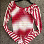 H&M  Striped Bodysuit Long Sleeve Photo 0