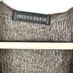 Mirror Image Brown Bronze Cropped Cardigan Style Semi Sheer Sweater One Size Size undefined Photo 2