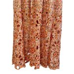 Anthropologie  Babydoll Sweetheart Maxi Dress Floral Eyelet Cut Out Hem Sz XL NEW Photo 3