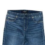 Liverpool High Rise Y2K Ankle Soft Blue Pull On Faux Pockets SZ 8/29 Photo 1