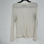 Sunday in Brooklyn  Cream V Neck Twist Front Sweater Womens Small Boho Casual Photo 4