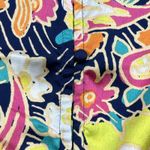 Umgee USA Multicolor Floral Satin Colorful Peasant Blouse Size 1X Relaxed Flowy Photo 8