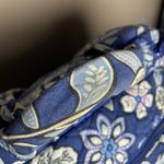 Vera Bradley  Quilted ‘Tropics’ Tapestry Floral Blue Backpack EUC 18in Photo 2