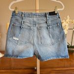 RtA Mano High Waisted Tuck Shorts Pink Size 27 NWT Vintage Westcoast Blue Photo 5