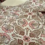 Garage Cute pink and white paisley print blouse half sleeve #blouse Photo 3