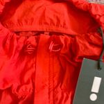 NWT Daily Drills Orange Nylon Windbreaker Jacket Size XS Photo 3