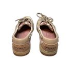 Sperry Womens Top Sider Driving Boat Leather Lace Up Tan Shoes Size 8M Photo 4