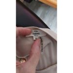 Entro Beige Tiered Ruffle Short Sleeve Dress By  Size M V-Neckline With Button De Photo 4