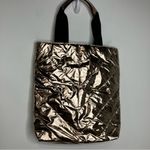 Victoria's Secret Victoria’s Secret rose‎ gold quilted puffer tote Photo 5