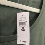 Gap NWT  Olive Green Tie Back Tall Midi Dress Photo 2