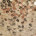 💕MARCHESA NOTTE💕 Glitter Ruffle Asymmetric Cocktail Dress ~ Champagne 2 NWT Gold Photo 7