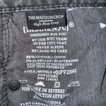 BLANK NYC Women's Size 27 Black Floral Print The Madison High Rise Crop Jeans Photo 5