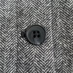 J.Crew Herringbone Wool Blend Charcoal Gray Black Button Front Mini Skirt 0 Photo 1