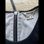 Helmut Lang  Raw Hem Sleeveless Vest Black Size S‎ Cotton Blend W Leather Trim Photo 1