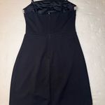 B Darlin  Black Mini Dress with Pearl Accents Photo 3