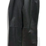Rena Rowan  Vintage Dark Brown Leather Trousers Photo 0