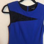 Nanette Lepore  Take My Hand Lace Insert Dress Cobalt Size 4 Photo 3