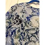 Betsey Johnson  blue brocade short‎ sleeved dress 6 Photo 2