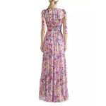 Shoshanna  Zahra Floral Gown in Blush Pink 2 Womens Long Maxi dress Photo 2