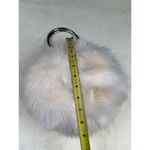 Forever 21 Women's White Fluffy Faux Fur Metal Handles Mini Bag SKU 5178 Photo 3