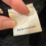 Reformation  Black High Rise Skinny Jeans Womens 24 Distressed Raw Hem Classic Photo 2